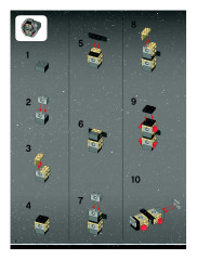 LEGO 6208 instructions page 8 – build guide