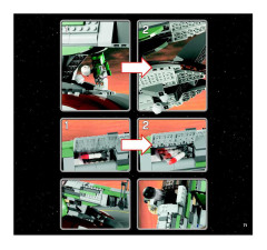 LEGO 6209 instructions page 71 – build guide