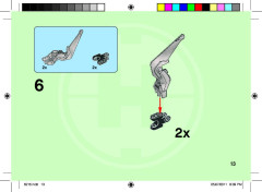 LEGO 6216 instructions page 13 – build guide