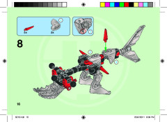 LEGO 6216 instructions page 16 – build guide