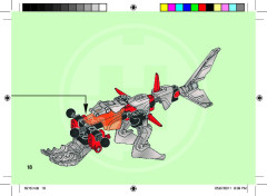 LEGO 6216 instructions page 18 – build guide