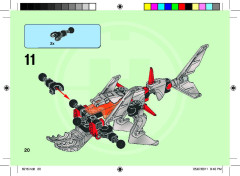 LEGO 6216 instructions page 20 – build guide