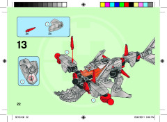 LEGO 6216 instructions page 22 – build guide