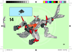 LEGO 6216 instructions page 23 – build guide