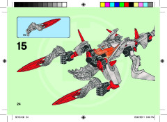 LEGO 6216 instructions page 24 – build guide