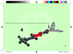 LEGO 6216 instructions page 9 – build guide