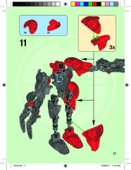 LEGO 6218 instructions page 17 – build guide