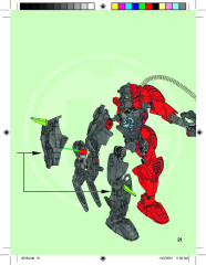 LEGO 6218 instructions page 21 – build guide