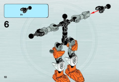 LEGO 6221 instructions page 10 – build guide