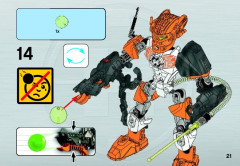 LEGO 6221 instructions page 21 – build guide