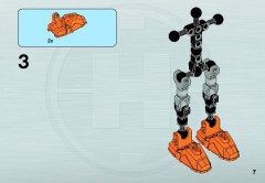 LEGO 6221 instructions page 7 – build guide