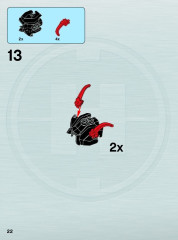 LEGO 6222 instructions page 22 – build guide