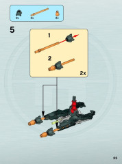 LEGO 6223 instructions page 23 – build guide