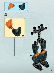 LEGO 6223 instructions page 9 – build guide