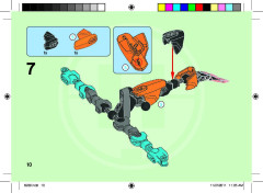 LEGO 6228 instructions page 10 – build guide