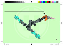 LEGO 6228 instructions page 9 – build guide