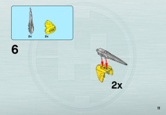 LEGO 6229 instructions page 11 – build guide