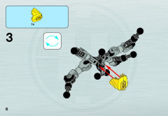 LEGO 6229 instructions page 6 – build guide