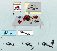 LEGO 6230 instructions page 4 – build guide