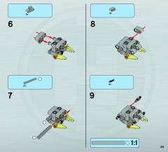 LEGO 6231 instructions page 25 – build guide
