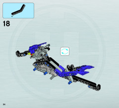 LEGO 6231 instructions page 34 – build guide