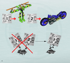 LEGO 6231 instructions page 4 – build guide