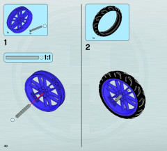 LEGO 6231 instructions page 40 – build guide