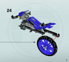LEGO 6231 instructions page 41 – build guide