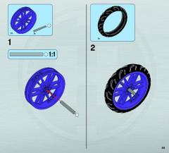 LEGO 6231 instructions page 45 – build guide