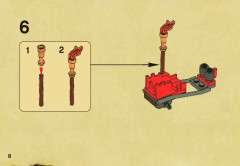 LEGO 6239 instructions page 8 – build guide