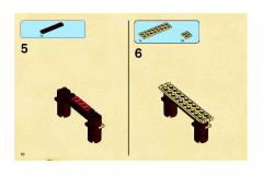 LEGO 6240 instructions page 10 – build guide