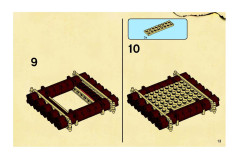 LEGO 6240 instructions page 13 – build guide