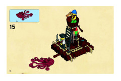 LEGO 6240 instructions page 18 – build guide