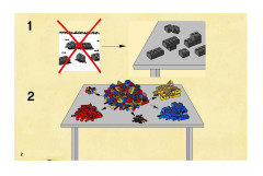 LEGO 6240 instructions page 2 – build guide