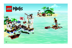 LEGO 6240 instructions page 20 – build guide