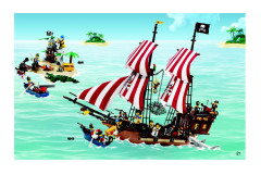 LEGO 6240 instructions page 21 – build guide