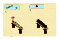 LEGO 6240 instructions page 6 – build guide