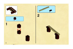 LEGO 6240 instructions page 8 – build guide