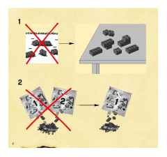 LEGO 6242 instructions page 2 – build guide