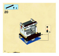 LEGO 6242 instructions page 28 – build guide