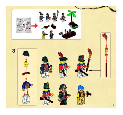 LEGO 6242 instructions page 3 – build guide