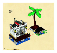 LEGO 6242 instructions page 34 – build guide