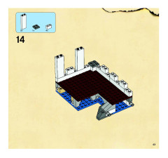 LEGO 6242 instructions page 43 – build guide