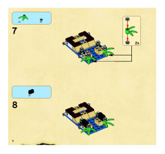 LEGO 6242 instructions page 8 – build guide