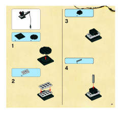 LEGO 6242 instructions page 21 – build guide