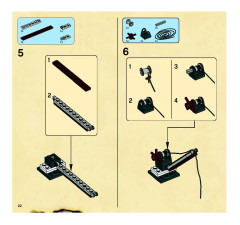LEGO 6242 instructions page 22 – build guide