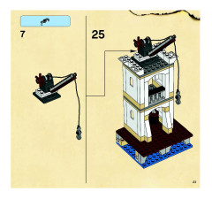 LEGO 6242 instructions page 23 – build guide