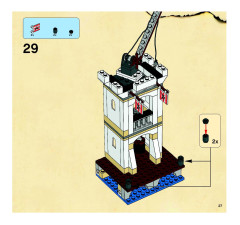 LEGO 6242 instructions page 27 – build guide
