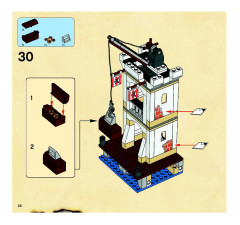 LEGO 6242 instructions page 28 – build guide