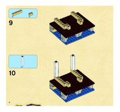 LEGO 6242 instructions page 6 – build guide